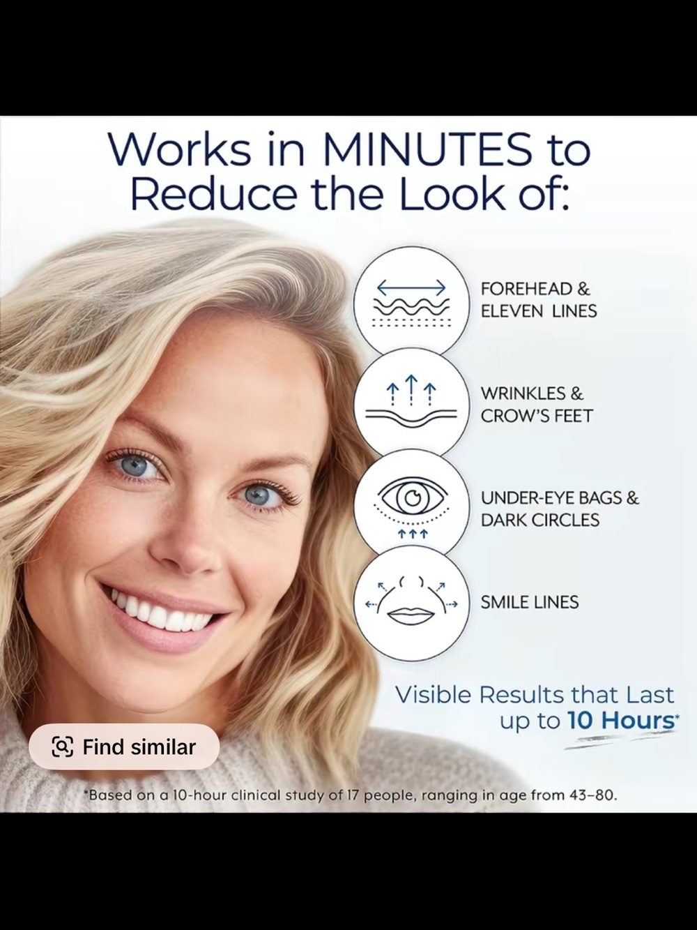 Plexaderm Rapid Reduction Eye Serum - Anti Aging Wrinkle Remover for Face, 10ml - Picture 3 of 8
